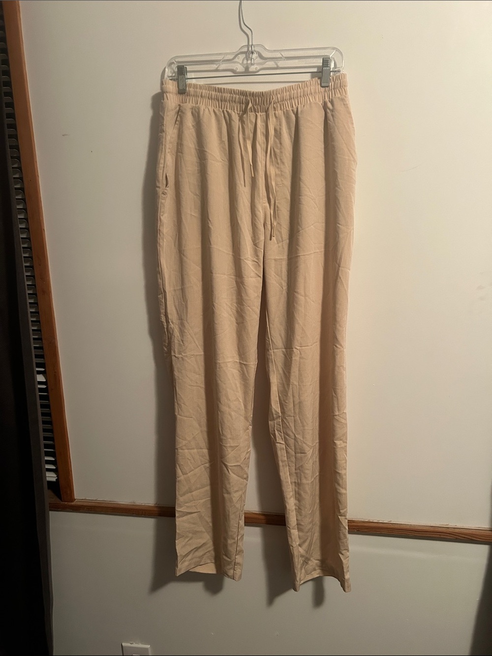 Trr Outdoorsport Beige Drawstring Lounge Pants for Men